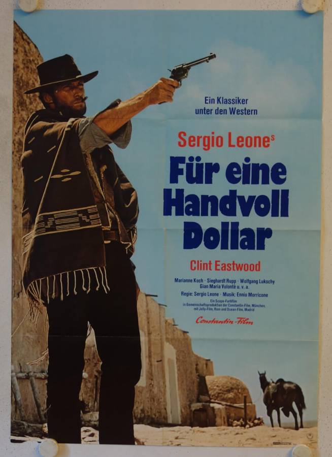 A Fistful of Dollars re-release german movie poster